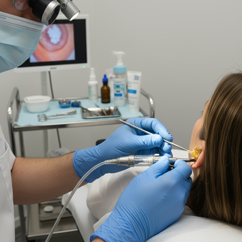 Professional ear wax removal Ear wax removal